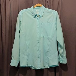 SILVER BAIT vented, button down(M) shirt
